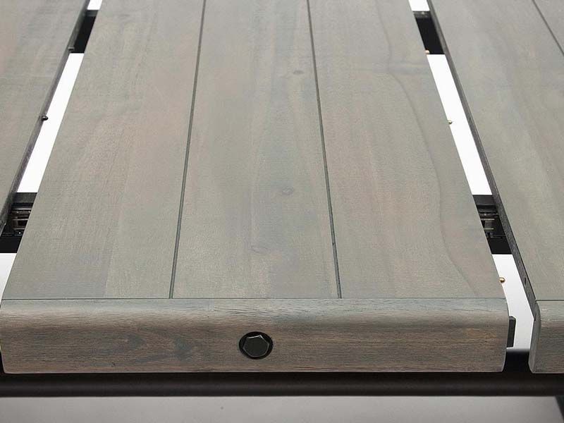 стол обеденный раздвижной Chevalet mod. 4290-30 цвет серый/черный