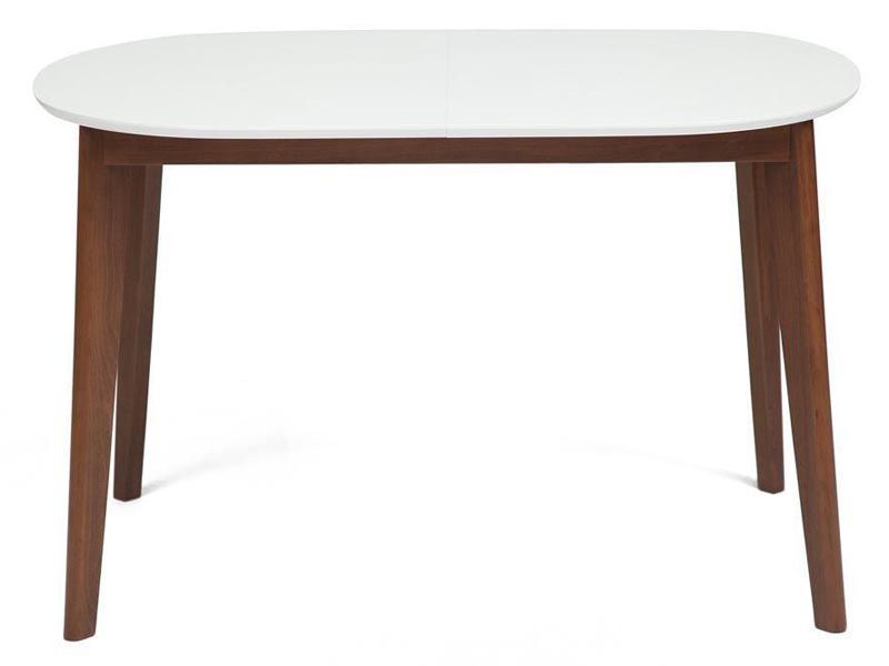 стол обеденный раскладной Боско (Bosco Brown) цвет коричневый+белый