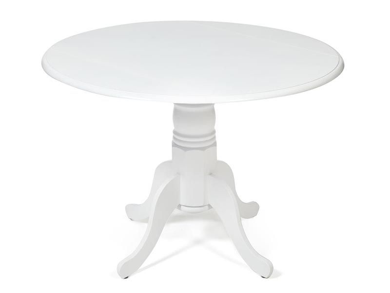 стол обеденный Secret De Maison Cliff (mod. 4242PE-30 WH-T/B) D 107 x 76 см цвет белый