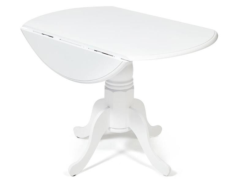 стол обеденный Secret De Maison Cliff (mod. 4242PE-30 WH-T/B) D 107 x 76 см цвет белый