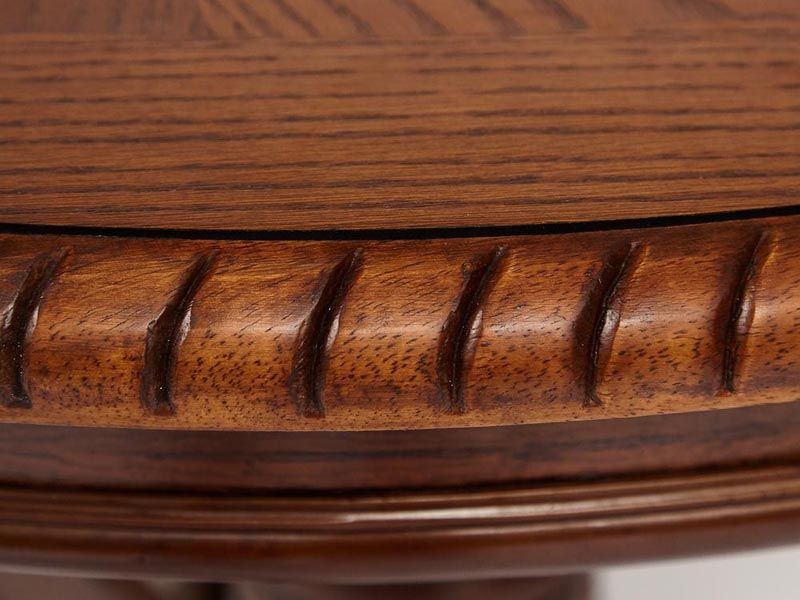 стол овальный раскладной Oakland -SWC- (4296-SWC) (HN Glaze) цвет темный орех