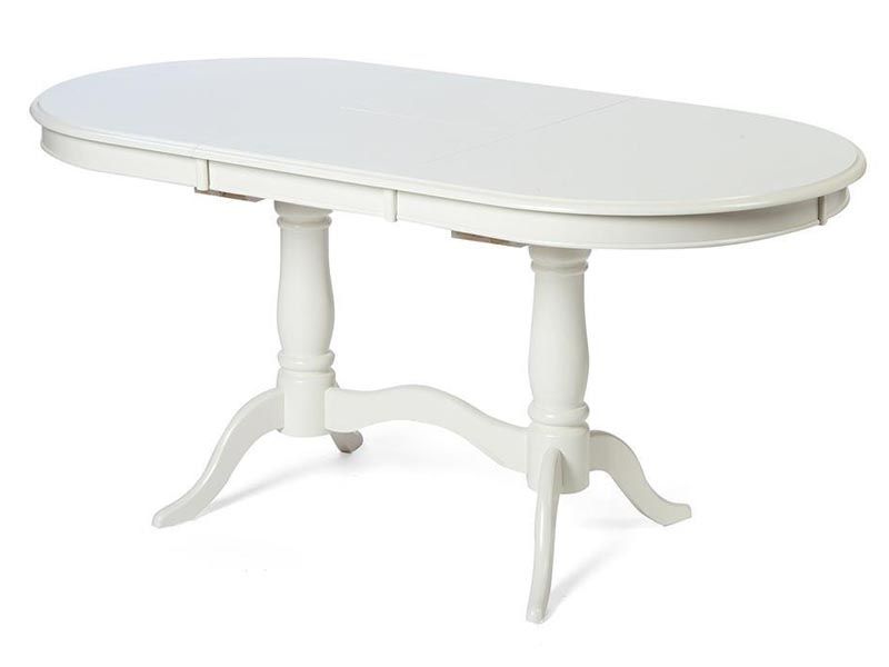 стол раскладной Eva (EV-T4EX) 120+39x80x75см цвет pure white