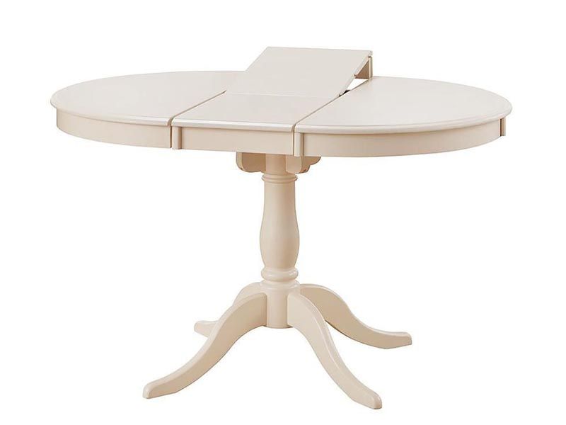 стол раскладной Siena (SA-T4EX), 90+30х90х75см, цвет слоновая кость 2-5