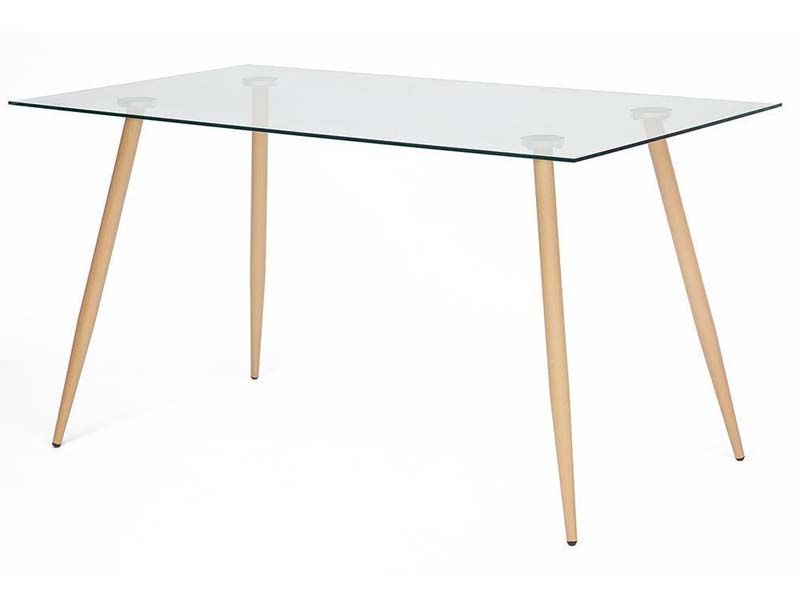 стол со стеклянной столешницей Sophia (mod. 5003) цвет прозрачный