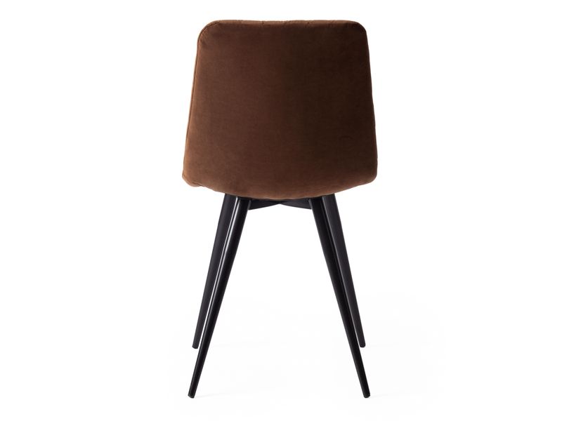 стул CHILLY X (mod. 7096) коричневый barkhat 11/чёрный