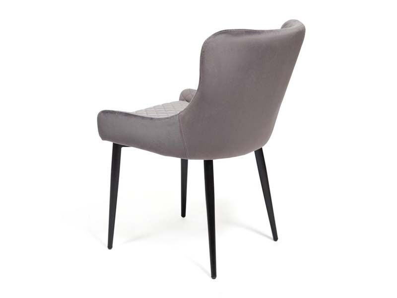 стул Eli (mod. 8202) цвет серый (G-062-40)/черный