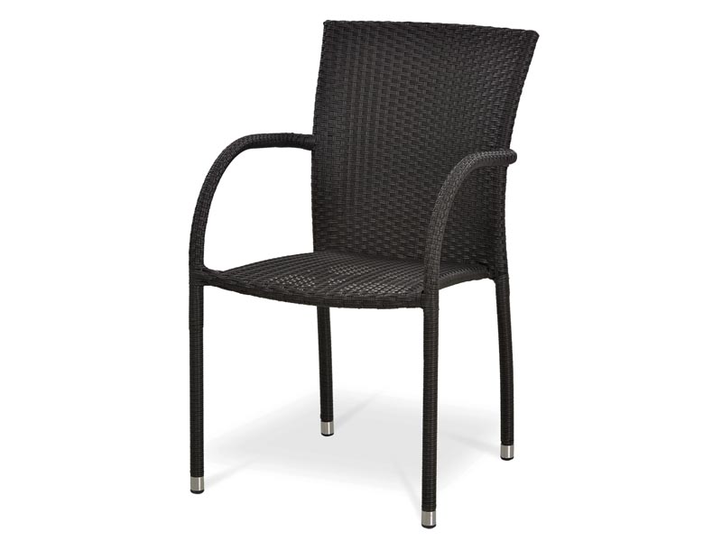стул из искусственного ротанга Y282A-W52 Brown цвет коричневый