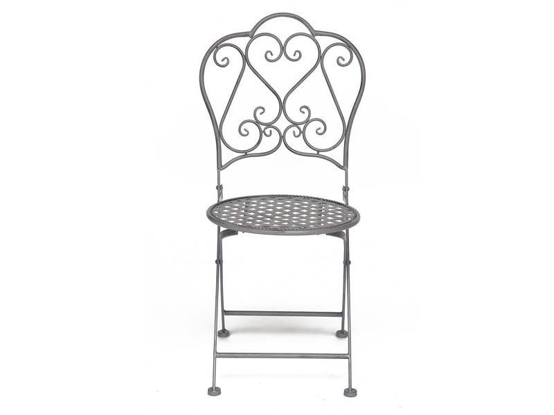 Кованый стул Secret De Maison Love Chair цвет светло-серый