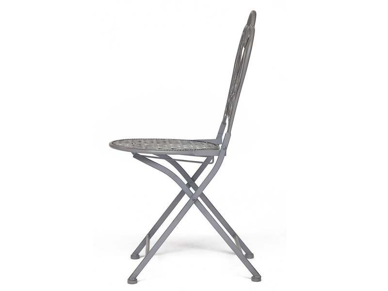 Кованый стул Secret De Maison Love Chair цвет светло-серый