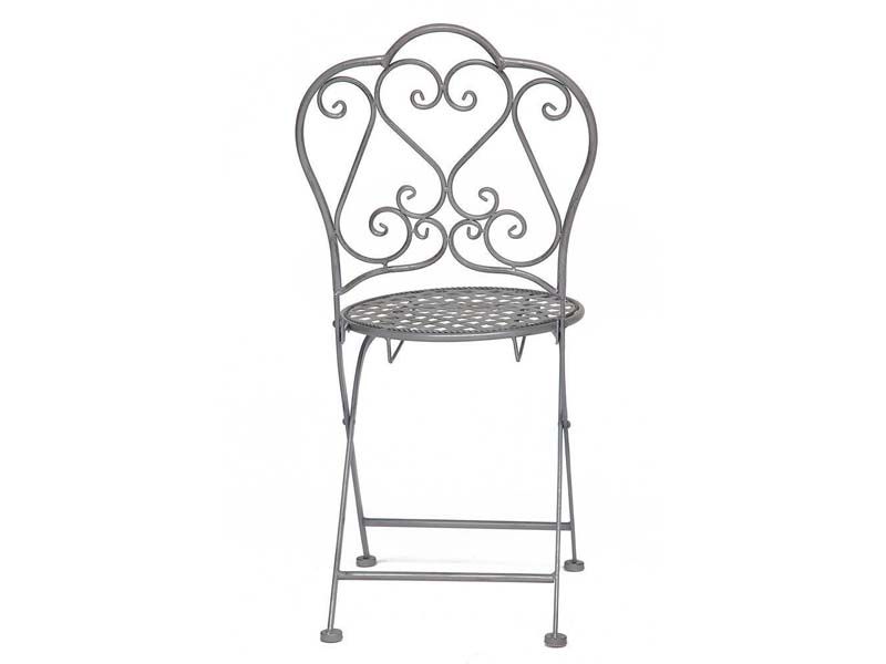 Кованый стул Secret De Maison Love Chair цвет серый