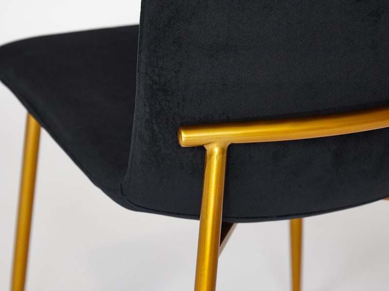стул Rex (mod. DC5037) цвет черный/золотой