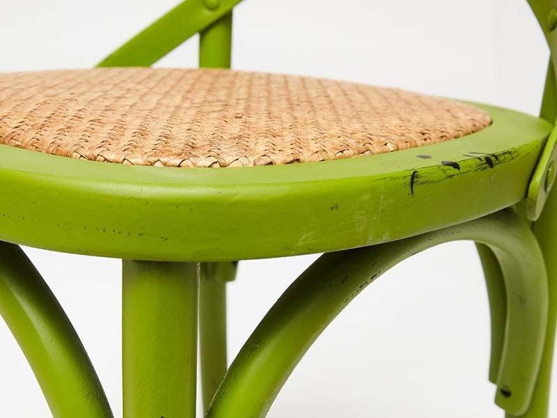 стул Secret De Maison Cross Chair mod. CB2001 цвет античный зеленый