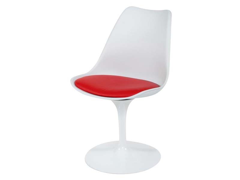 стул Tulip Fashion Chair (mod.109) цвет белый /красный