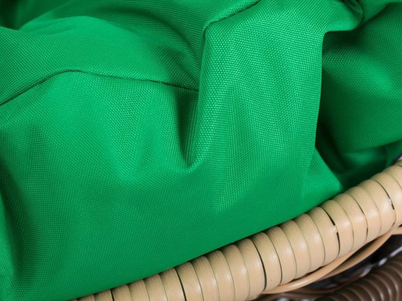 подвесное кресло для двоих Z-06 - цвет подушки зеленый