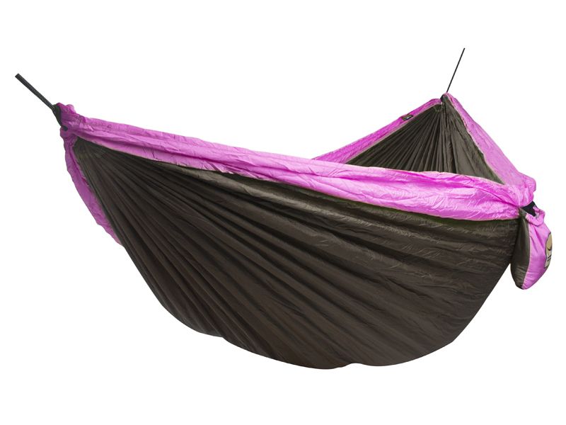подвесной двухместный туристический гамак Voyager - цвет фиолетовый