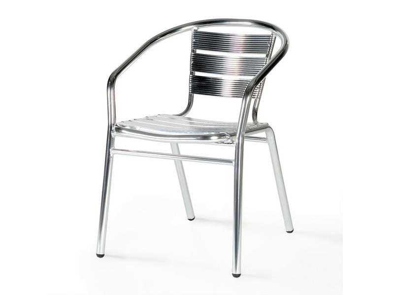 стул алюминиевый 3059 - серебристый