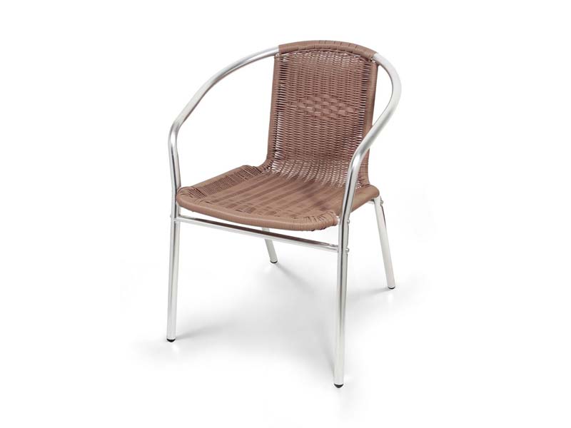 уличный алюминиевый стул LFT-3094c - цвет кофе
