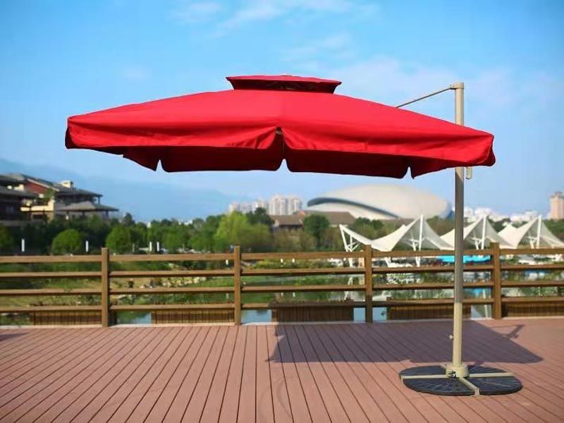 зонт для кафе AFM-250SB-Bordo (2,5x2,5) цвет бордовый