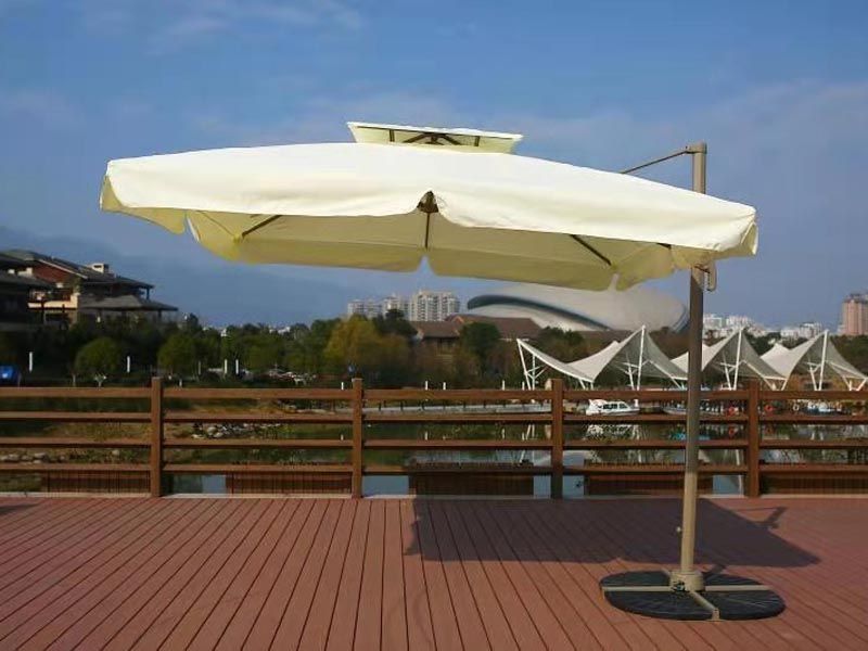 зонт для кафе AFM-250SLB-Light Beige (2,5x2,5) цвет светло-бежевый