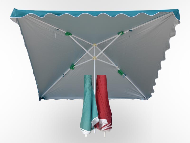 раскладной зонт 2,4х2,4м - цвет бирюзовый