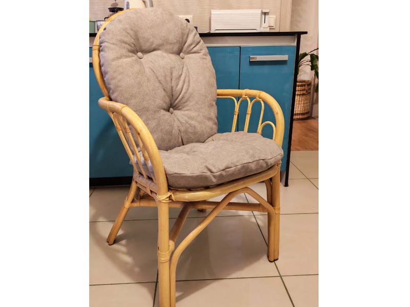 Подушка для стула из ротанга Cozy 04/16 ткань шенилл