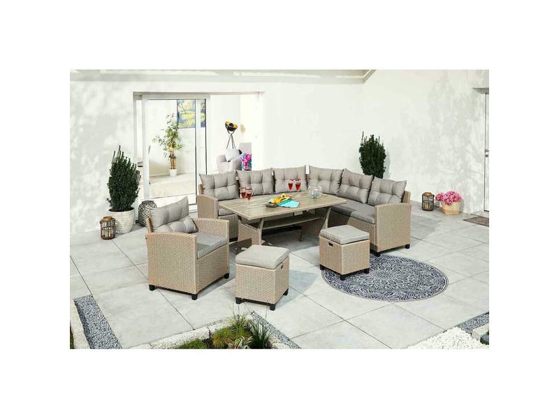 Комплект плетеной мебели AFM-373B Beige