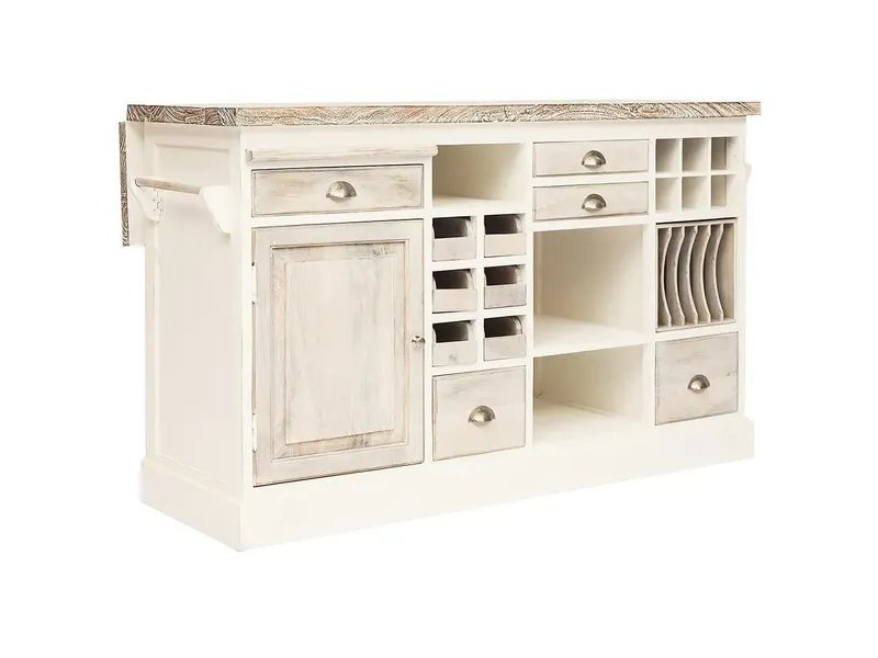 Кухонный остров Secret De Maison RIVIERA (mod.2248A) цвет white wash