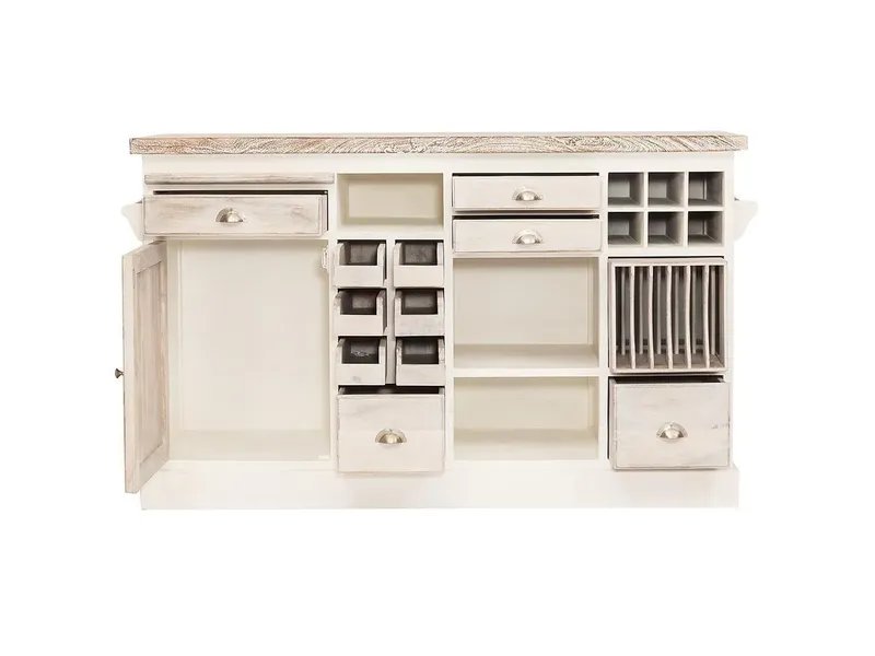 Кухонный остров Secret De Maison RIVIERA (mod.2248A) цвет white wash