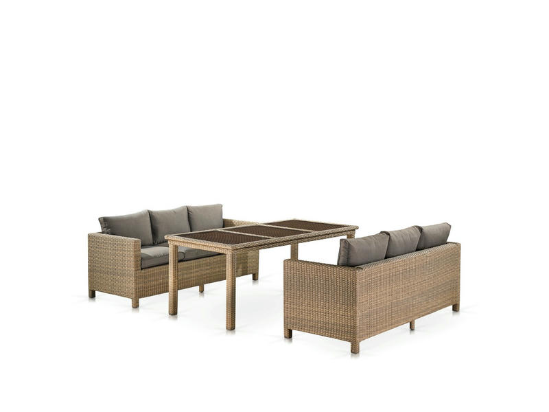 Комплект плетеной мебели T365/S65B-W65 Light Brown