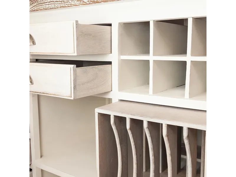 Кухонный остров Secret De Maison RIVIERA (mod.2248A) цвет white wash