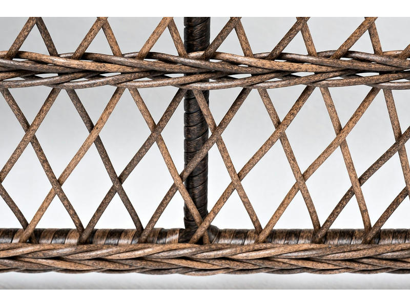 Гранд Латте стол журнальный из искусственного ротанга, цвет коричневый