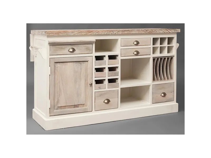 Кухонный остров Secret De Maison RIVIERA (mod.2248A) цвет white wash