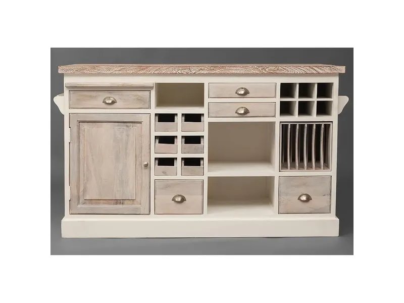 Кухонный остров Secret De Maison RIVIERA (mod.2248A) цвет white wash