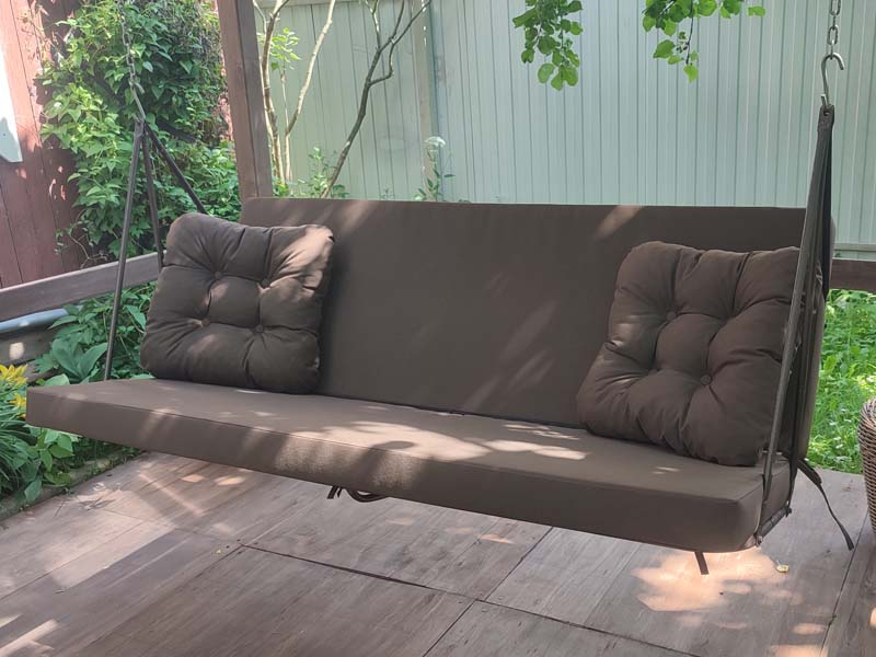Матрас для садовых качелей Oxford 600 olefin brown