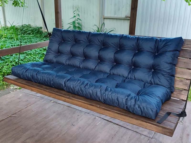 Матрас для садовых качелей oxford 600 синий Navy