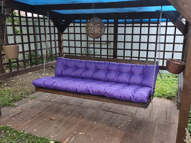 Матрас для садовых качелей oxford 600 Purple