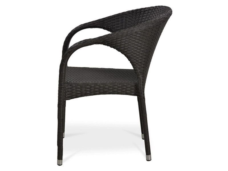 кресло из искусственного ротанга Y290B-W52 Brown