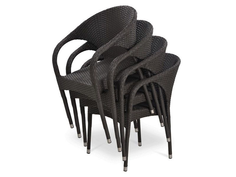 кресло из искусственного ротанга Y290B-W52 Brown