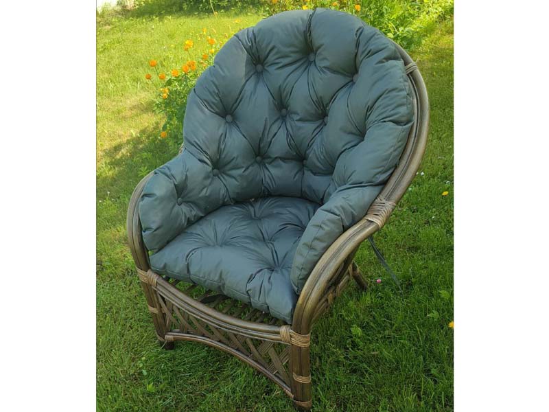 Подушка для кресла из ротанга Рузвельт/Черчилль Oxford 600 Dark grey