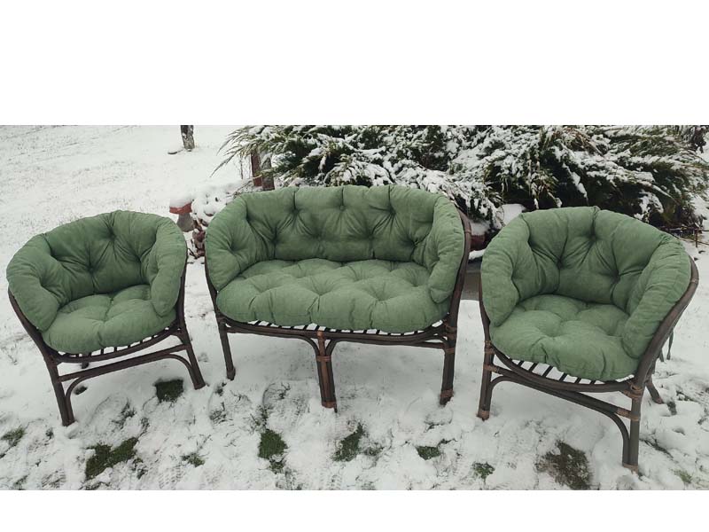 Комплект подушек для мебели из ротанга Багама 03/10S ткань шенилл Lounge 25