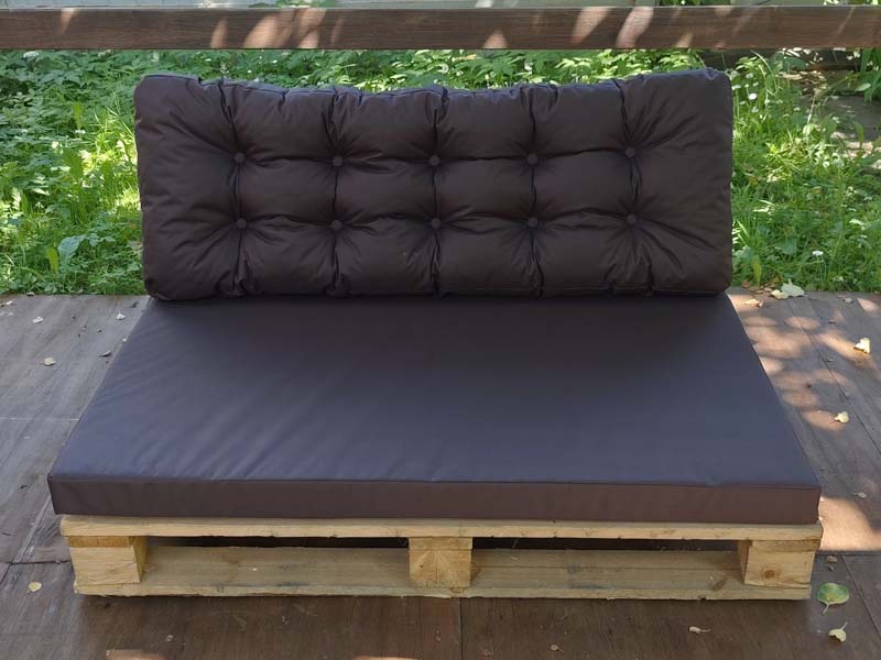 Подушки для садовой мебели из поддонов Oxford 600 Brown