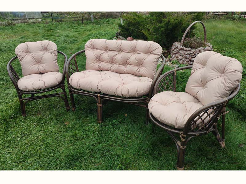 Подушки для садовой мебели из ротанга Багама 01/16 Oxford 600d Beige