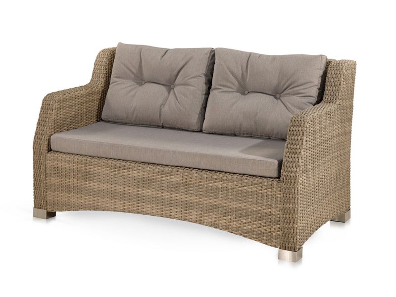 двухместный диван S51B-W65 Light brown - цвет светло-коричневый